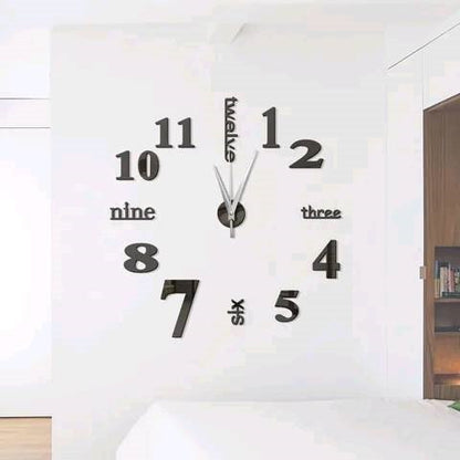 RELOJ DECORATIVO DE PARED 3D